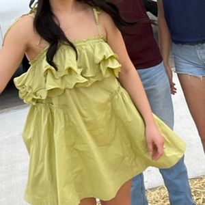 Green Free People Tunic/Dress